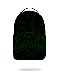 GLOW THE SPACE BACKPACK (GLOW IN THE DARK EFFECT)