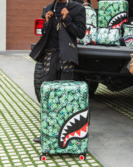 MAMA I MADE IT SHARKITECTURE HARDSHELL FULL-SIZE LUGGAGE