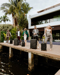 REALITY CHECK SHARKITECTURE FULL-SIZE JETBLACK LUGGAGE (GUNMETAL HARDWARE)