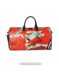 MONEY CAMO (RED) DUFFLE