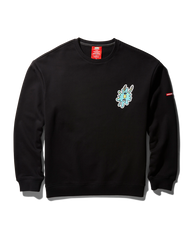 SPONGEBOB SPLAT PULLOVER SWEATER (BLACK)
