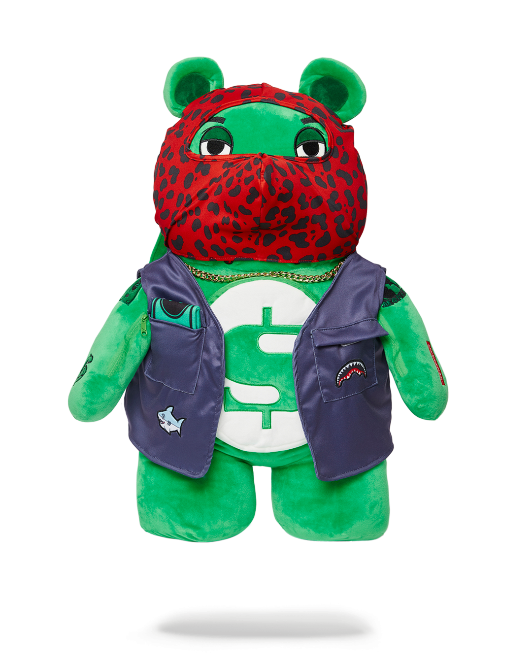 SKI MASK THE BEAR - MONEYBEAR TEDDYBEAR BACKPACK