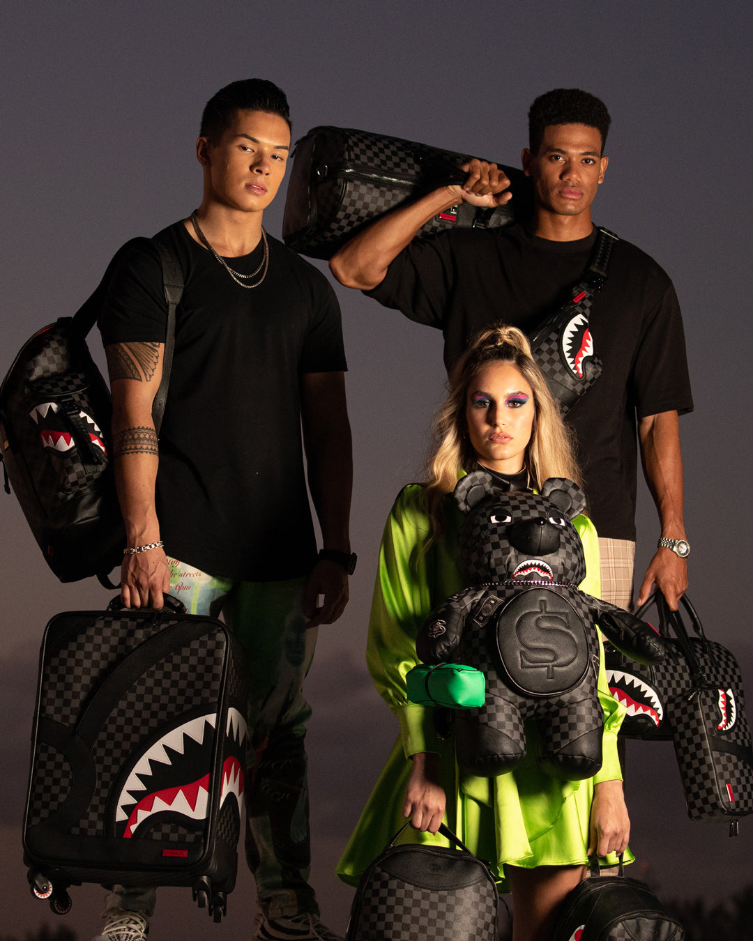 HENNY AIIR TO THE THRONE MONEYBEAR TEDDYBEAR BACKPACK